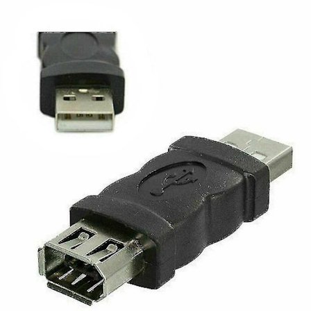 Firewire Ieee 1394 6-stifts hona till USB hane kabeladapterkonverterkontakt