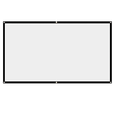 HD Sammenleggbart Projektorlerret, Enkel Installering Projektorlerret For Hjemmekino Og Utendørs Kino, Fortykket Polyesterfibermateriale Med 160