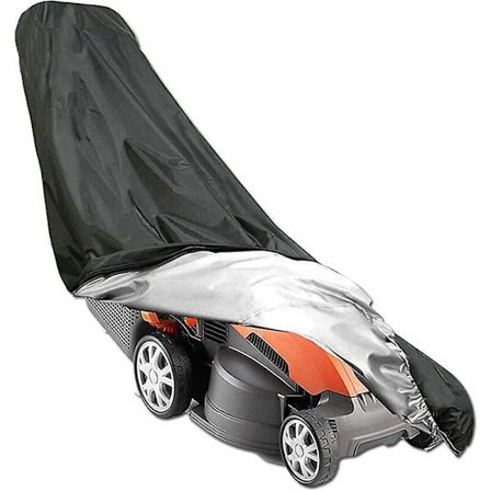 Gräsklipparöverdrag Vattentät Vinterpresenning Gräsmattetraktoröverdrag Trädgårdsklippare Dammskydd Väderskydd Anti-Uv 210D