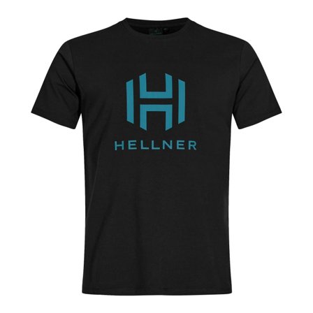 Hellner Hellner Tee Unisex Unisex short-sleeved sweaters Black L