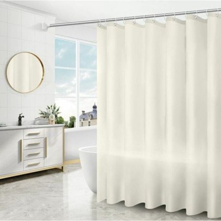 mumbi duschdraperi duschdraperi 180 x 200 cm badrumsdraperi ersättningsdraperi beige