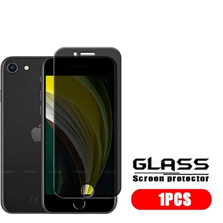 4-pack skärmskydd i härdat glas för iPhone SE 2022 / iPhone SE 2022 2020 7 8, 9H, anti-spion