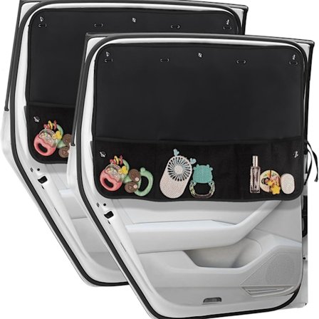 Mørklægningsgardiner til bilens bagsæde