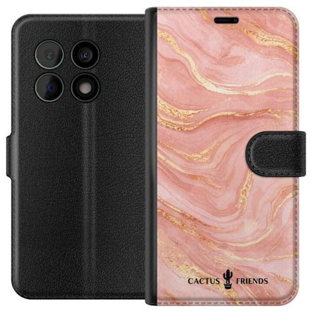 Yhteensopiva Lompakkokotelo OnePlus OnePlus 10 Pro Cactus and Friends – RoseGoldFlow