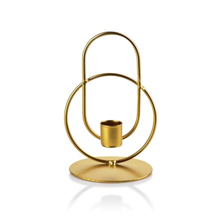 CEDRIC GOLD Metallisk ljusstake 9x15cm - Elegant inredning