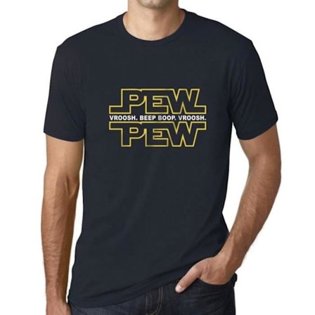 T-shirt för män Pew T-shirt Vintage