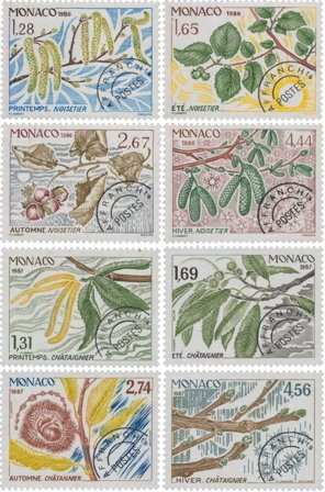 Monaco 1986-1987 - YT PO 90-97 - Postfrisk