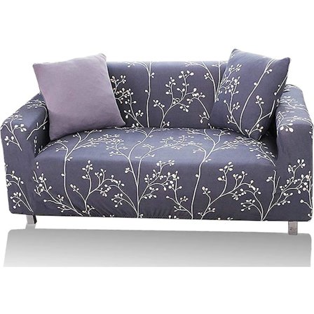 Elastiskt sofföverdrag, stretchsofföverdrag, för 1-sits L-formad hörnsoffa kräver två