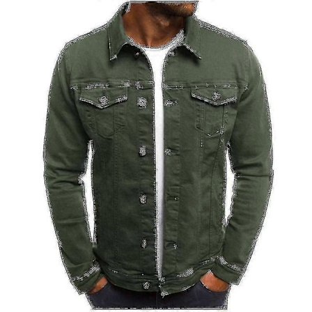 Miesten farkkutakki, lyhyt ja slim fit