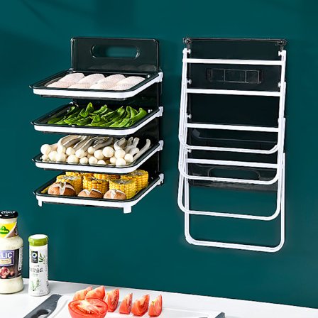 Kreativt hjemmekøkken til vægophæng til frugt og grøntsager