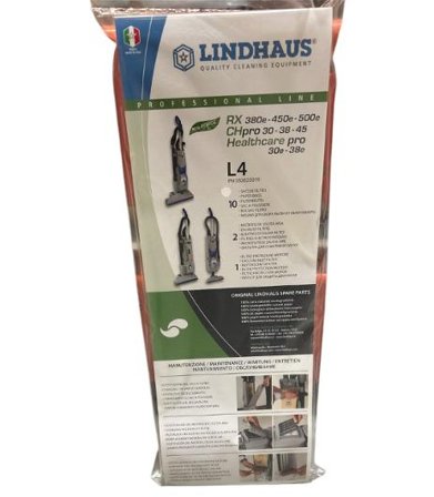 LINDHAUS Dammsugarpåse rx450e 10/fp - Lyreco - Städ och hygien - Dammsugare - Dammsugarpåsar