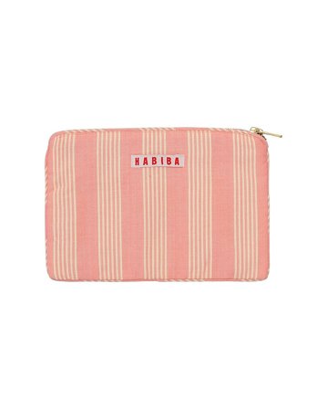 HABIBA Stockholm Stripe Mini Clutch, Tøj & Bolig, Makeup- & Toilettasker, Kosmetikpunge