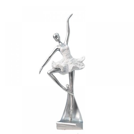 Mike Ballerina Statue Skulptur Danser Kvinde Figur Gave Polyresin Hjem Indretning Kunst