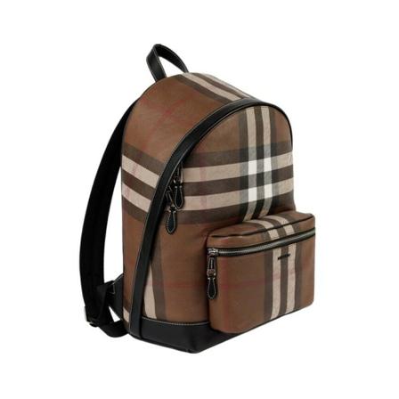 Burberry Tartanmotiv e-Canvas ryggsäck brun, Herr Ryggsäckar, Herr, Storlek: ONE SIZE