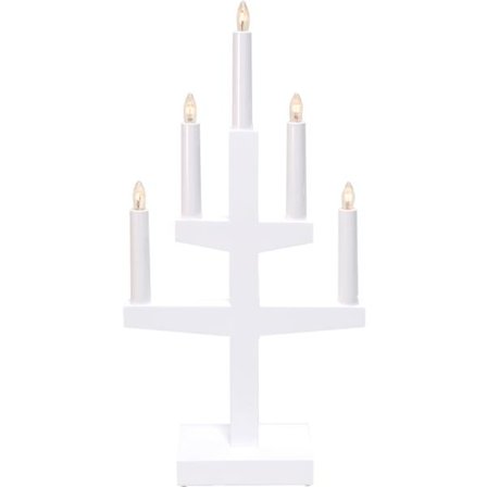 Ljusstake Trapp Vit