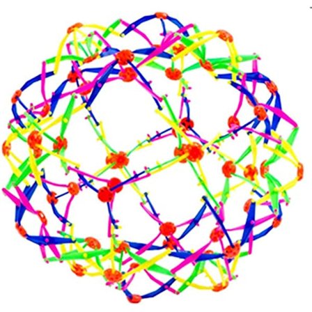 Utvidbar Magisk Ball - Utvidende Ball Leke Sfære | Regnbue Krympende Ball Variasjon Magisk Ball Stressavlastende Leke For Voksne Barn