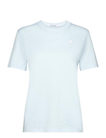 Ck Embro Badge Regular Tee T-shirts & Tops Short-sleeved Blå Calvin Klein Jeans*Betinget Tilbud