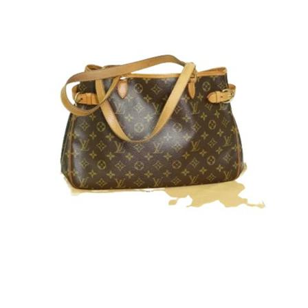 Louis Vuitton Vintage Pre-owned Canvas Batignolles Brun, Dame Vintage Tasker, Størrelse: ONE Size