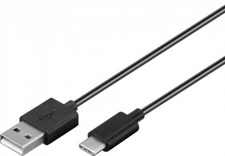 Goobay USB-C Charging and Sync Cable. Black. 3.0m