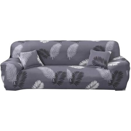 Trykt elastisk sofabetræk til 3 personer