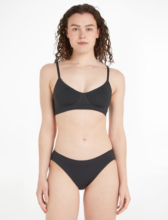 Calvin Klein Lght Lined Bralette - Black - XL
