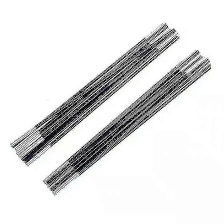 Universal Trampolin Glasfiberstænger til Udskiftning af Øvre Stang/Metalring - Med Hætter 10 fod