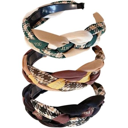 Bredt Hårbånd for Kvinner Stoff Hårbånd Aliceband Elastiske Damehårbånd Hårtilbehør for Kvinner og Jenter 1002