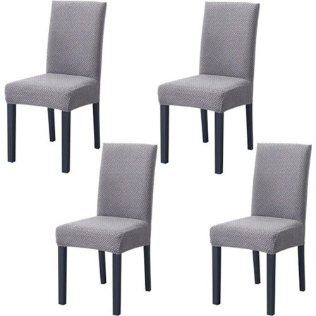 4 stk Moderne Elastiske Stretch Stoltrekk Strikket Jacquard