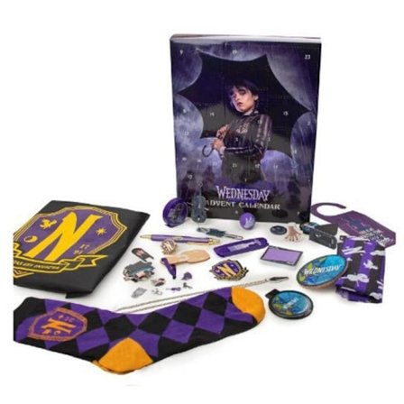Keskiviikko joulukalenteri Täydellinen joululahja Wednesday-faneille