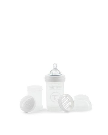 Twistshake Anti-kolik Sutteflaske Hvid 180 ml, Børn & Forældre, Sutteflasker & Tilbehør, Sutteflasker