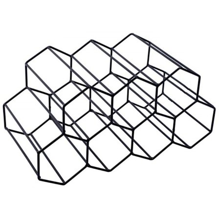 Viinipulloteline, Viinipulloteline, Vapaasti seisova viinipulloteline, Musta pulloteline