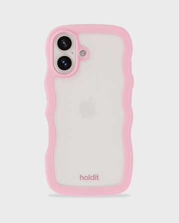 HOLDIT Wavy Case 12/12 Pro Pink/Transparent 16, Tøj & Bolig, Elektronik, Telefon & Mobiltilbehør