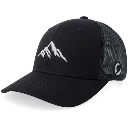 Wild Spirit - Svart trucker Keps - Mountain 3d Black Trucker @ Hatstore
