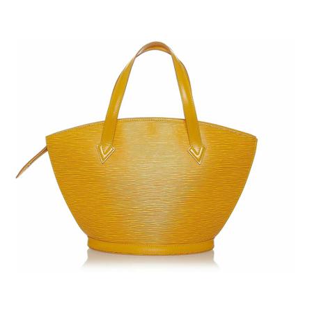 Louis Vuitton Vintage, Pre-owned Bag Geel, Dames, Maat:ONE Size,leer