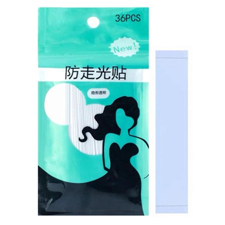 Dubbelhäftande tejp för mode, kläder och kropp (36 st), självhäftande och skonsam