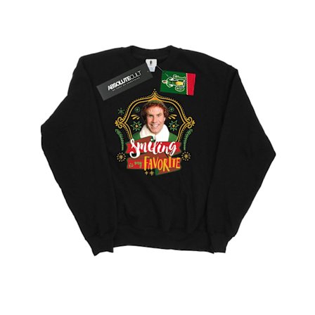 Elf Herr Buddy Leende Sweatshirt S Svart