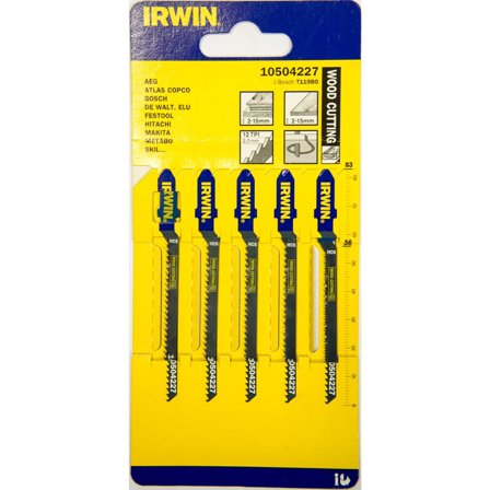 Irwin 10504227 Sticksågsblad 83 mm, 12 TPI, 5-pack, Maskintillbehör & förbrukning