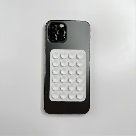 Sugproppsfäste för silikonfodral, självhäftande telefonfodral med sugpropp, handsfree-mobilhållare