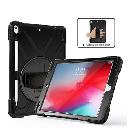 iPad Air (2019) X-Shape roterbart fodral - Svart