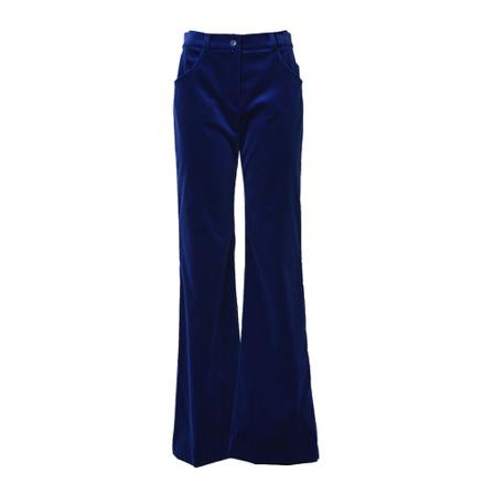 Alberta Ferretti, Wide Trousers Blauw, Dames, Maat:L