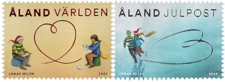 Åland - Julen 2025 - Postfrisk sæt 2v