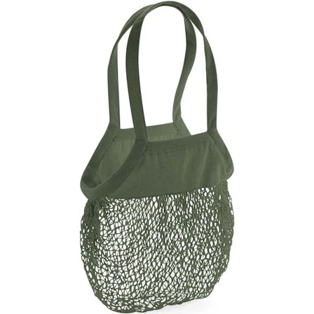 Westford Mill Mesh Tote Bag One Size Olive Green
