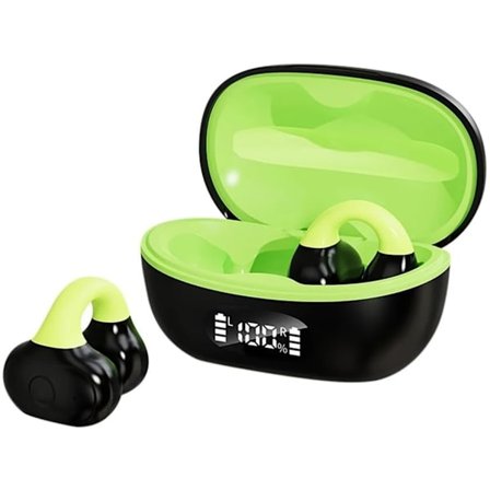 Benlednings Stereo Bluetooth Hörlurar Svart