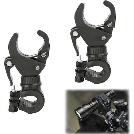 ING Allecto Premium, Multifunksjonelle holdere for spaserstokker og krykker, Sett med 2, For rullestoler og lommelykter, Universell krykkeholder