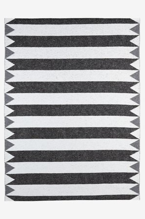 Horredsmattan - Plastmatta Peak 150 x 200 cm - Svart - Plastmattor - 150X200 - Från Homeroom
