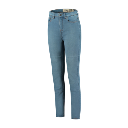Jeansy Motocyklowe Rusty Stitches Emma Damskie Niebieski denim 36