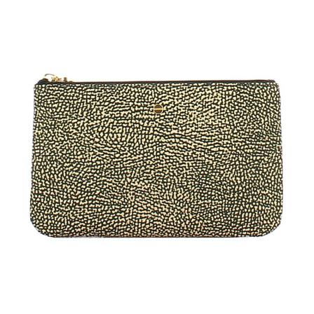 Borbonese, Portodocumenti sachet Bruin, Dames, Maat:ONE Size