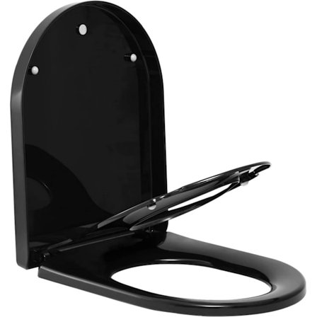 Rootz 2-in-1 Family wc-istuin - Soft Close WC-kansi - D-muotoinen - Antibakteerinen - 454mm x 361mm x 175kg Kapasiteetti