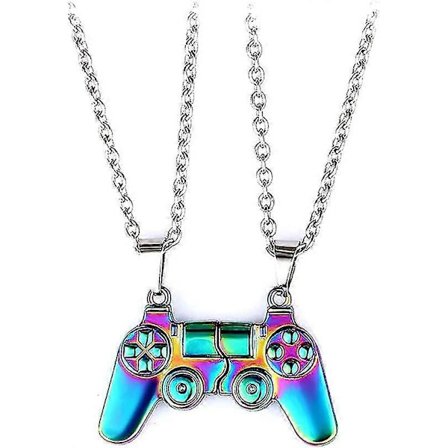 Magnetisk Par Spilhåndtag Vedhæng Halskæde Metal Legering Spilhåndtag Halskæde Magnetisk Spilkonsol Håndtag Halskæde Magnetisk Spil