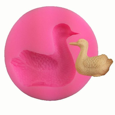 Kakkupannut Muotit Uusi simuloitu ankanmuotoinen aromaattinen kipsimuotti 2kpl